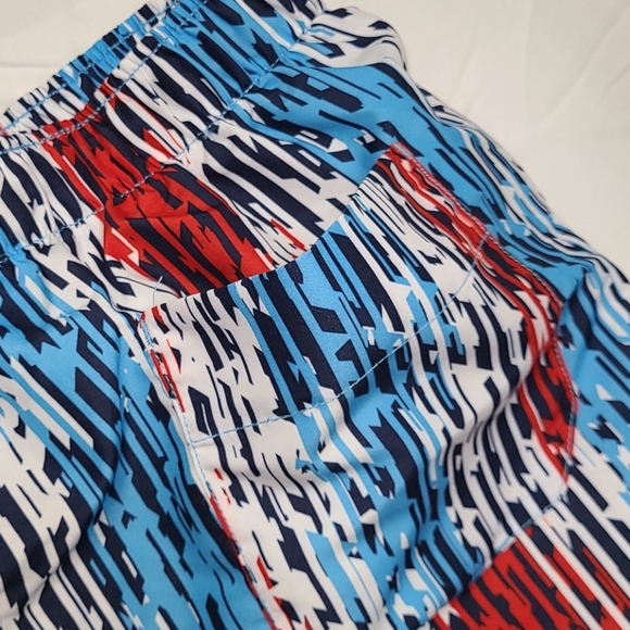 Speedo red white blue board volley shorts - Picture 13 of 16